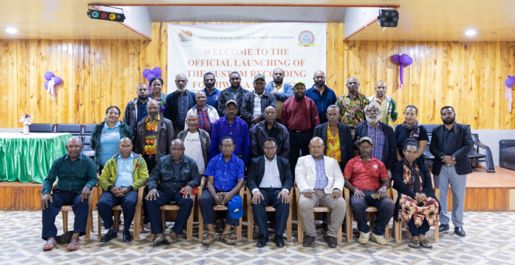 CLRC Advances Underlying Law Mandate Through Jiwaka Custom Recording