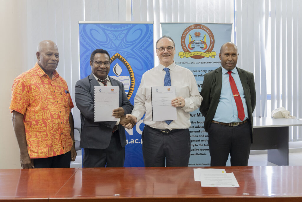 CLRC and UPNG Sign Landmark MOUs to Preserve Constitutional House and Establish Underlying Law Centre